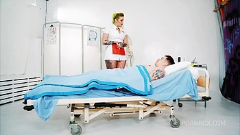 Tattooed Nurse Provides Anal Sex Therapy