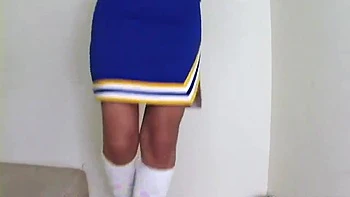 Pussy fingering solo cheer teen masturbates for the camera