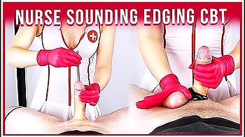 Nurse Urethral Cock Sounding &amp; Edging Handjob To Cum Pov Cbt Era
