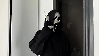 Horror Story! A Call From A Ended With A Hard Fucking And Huge Facial - Ghost Face