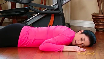 Alicia Silver works out her body AND pussy