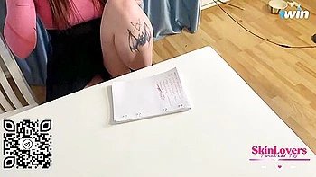 A stringent Russian schoolgirl humped and slapped firm by her teacher until he cum shot in her gullet and ass.