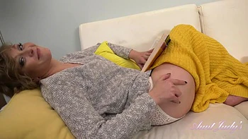 Yana Couch Panties & Pussy Play