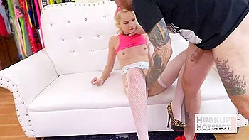 Pierced Blonde Alice Pink Gets Her Tight Ass Fucked Raw!