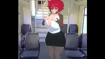 Maxine in the train
