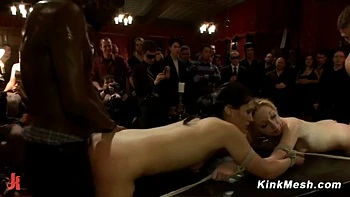 Princess Donna Birthday Gangbang with Hardcore Fucking Bondage and Strap On Pounding