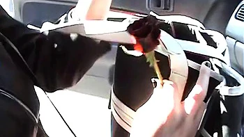 Sex lovers attempt of bathroom fuck