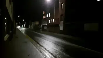 Girl caught masturbating through the window