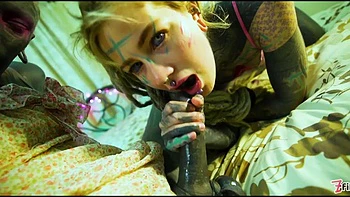 Hardcore Tattoo Couple Femdom