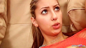 Two Ginger Tiny Girls Rough 4some Interracial Bbc Fuck