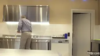 Trophy girlfriend fucked by her old sugar daddy