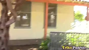 TRIKEPATROL Busty Filipina Takes Walking Break To Suck Strangers Dick