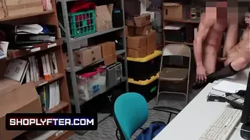 Sexy Teen Eden Sin Caught Shoplifting Taken To The Backroom And Fucked By LP Officer