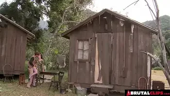 Hot Amber Rayne, Hannah West And Kaci Star In Outdoor Gangbang