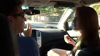 Teen sucks a complete stranger on the dining room table