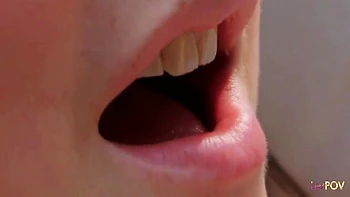 A Mobile Insurance Employee Talks To A Lonely Lesbian And Cheers Her Up With A Double Ended Dildo