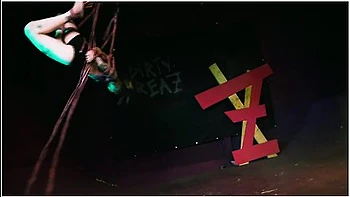 Skinny Goth Girl Get Shibari Suspension - Bondage Bdsm Private Sesion