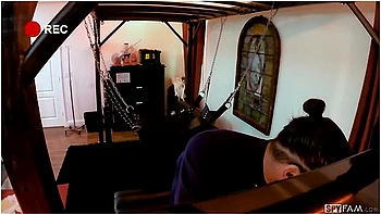 Stepdaughter Gives Lucky Stepdad His Freaky Sex Dungeon Fantasy With Madison Summers