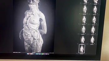 Goddess Brunette Spreads Ass While Modeling For Bdsm/fetish Art Project In Berlin