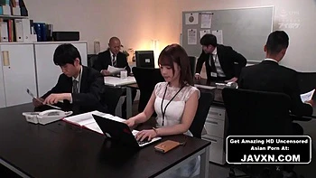 Shy Asian Teen At The Office: Blowjob, Doggy  Missonary Porn