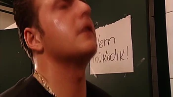 Caught Fucking In The Toilet By The Janitor