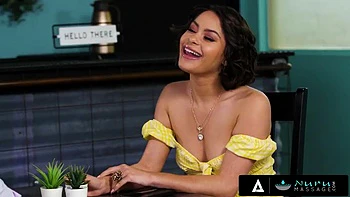 NURU MASSAGE - Cutie Brunette Nicole Aria Fucks With Her Friend After First Nuru Experience: Porn