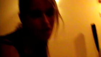 My hot girlfriend cooking dinner