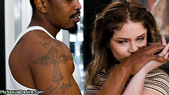 21yo Tattooed cutie cockriding BBC