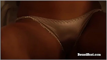 Lesbian Slave In Bondage Orgasms From Pussy Fingering And Face Sitting With Madame