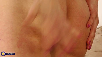 British Nurse Fire Girl Is A Skinny Cougar Who Loves To Play With Her Shaved Pussy