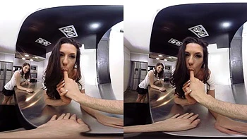 Ella: Missonary, Babe  Brunette VR Porn