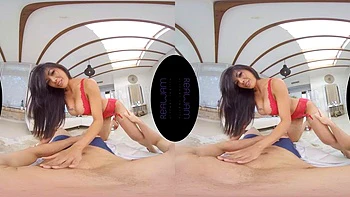 Temple: Blowjob, Doggy  Cowgirl VR Porn