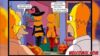 Halloween night with sex - The Simptoons