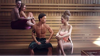 Awam 2 - A Wife And Stepmother - B - Sofia Revels In Filthy, Passionate Cuckold Game Inside The Sauna