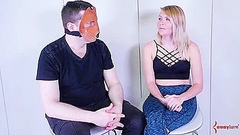 Bdsm Mff Threesome Slave Sucks Doms Cock