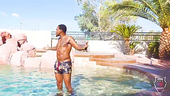 Helena Price Pool Side Pounding!