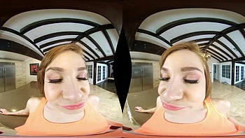 Hot petite with short hair: Blowjob, Doggy  Cowgirl VR Porn