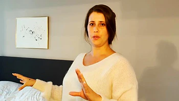 Brunette woman Lady Lyne passionately fucked by her boyfriend