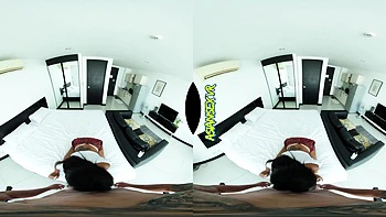 Crazy Young Asian Funny and Sexy Facial Finish