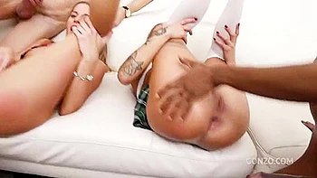 Silvia Dellai Vs Eveline Dellai Dap Gangbang