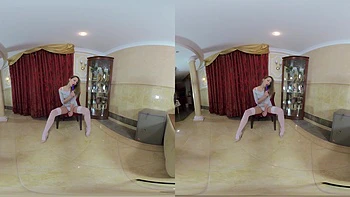 Viktoria In White Lingerie