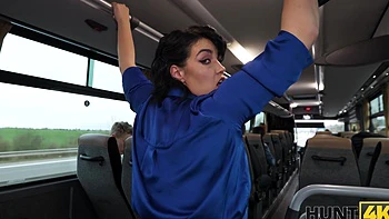 Charlie Dean and Federika in a wild bus ride with a stunning view