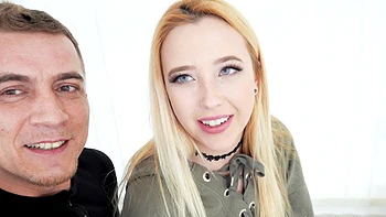 Blonde cheerleader Samantha Rone fucks passionately with her boyfriend