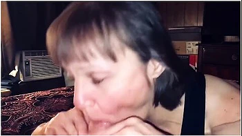 Mature Cougar Loves Sucking Off Her Young Man Pov Bj