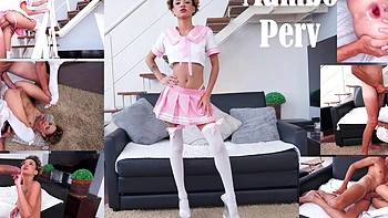 Skinny Petite Brazilian, Larinha Small Fucked By A Very Huge