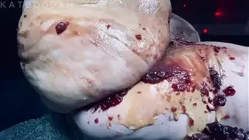 Katboodah BBW Trick or Treat Huge Butt Nasty Fart Pussy Dildo Ride