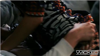 Hot Busty Milf Gives Her Boytoy A Hot Footjob