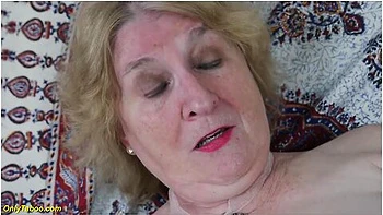 79 Years Old Grandma Tries Anal Toy