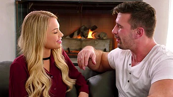 A couple has a hot sex session with a big dick enthusiast