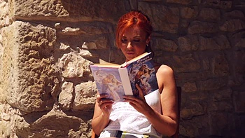 Redhead milf Bianca Resa gets fucked and cum in mouth